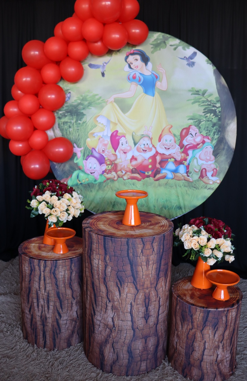 Tema Branca de Neve  - belas festa 