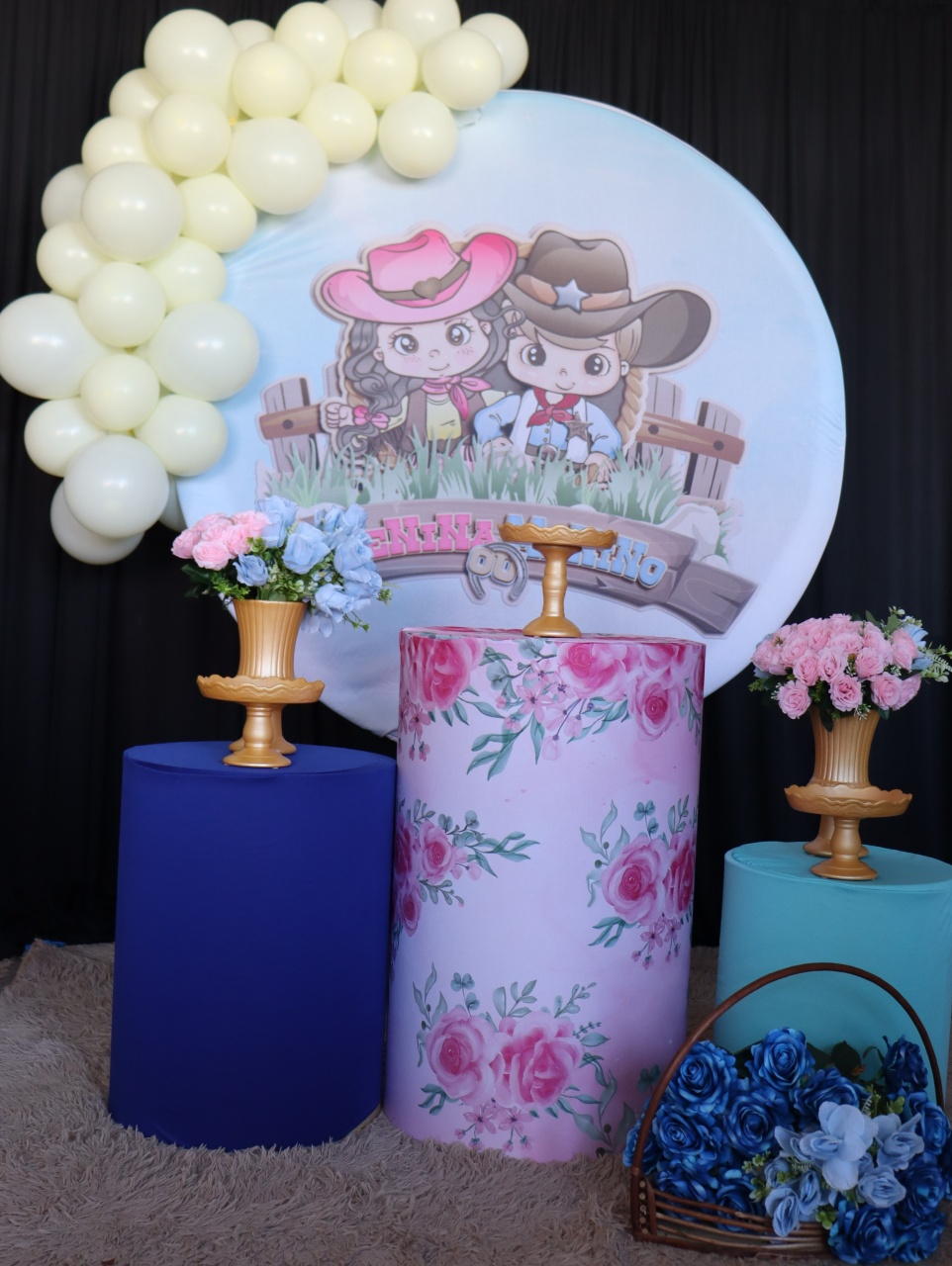 Chá Revelação  Cowboy E Cowgirl  - belas festa 