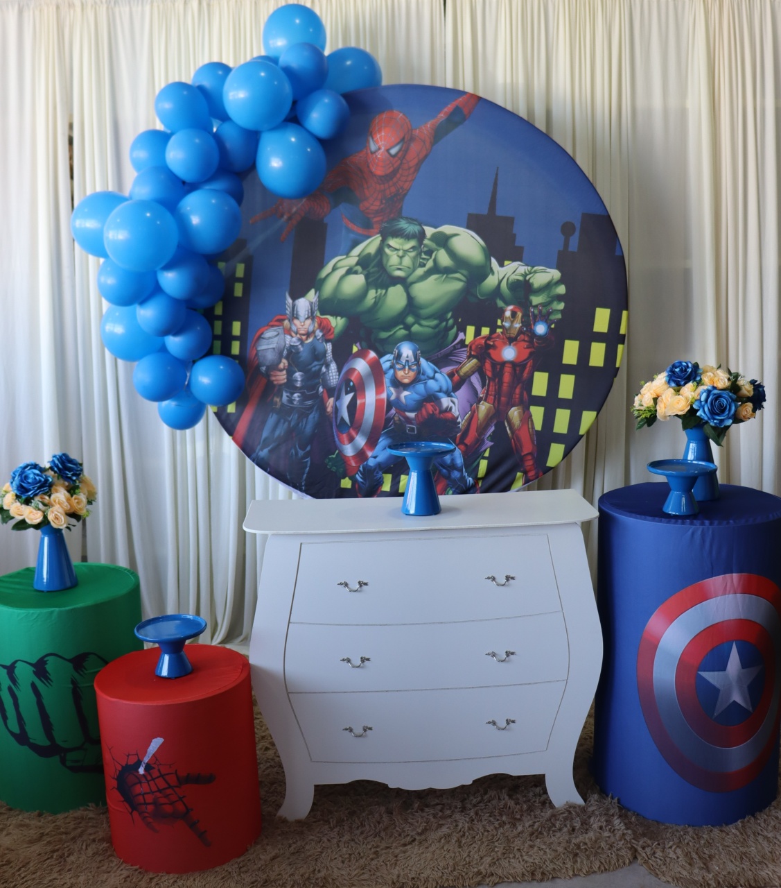 Tema Marvel  - belas festa 