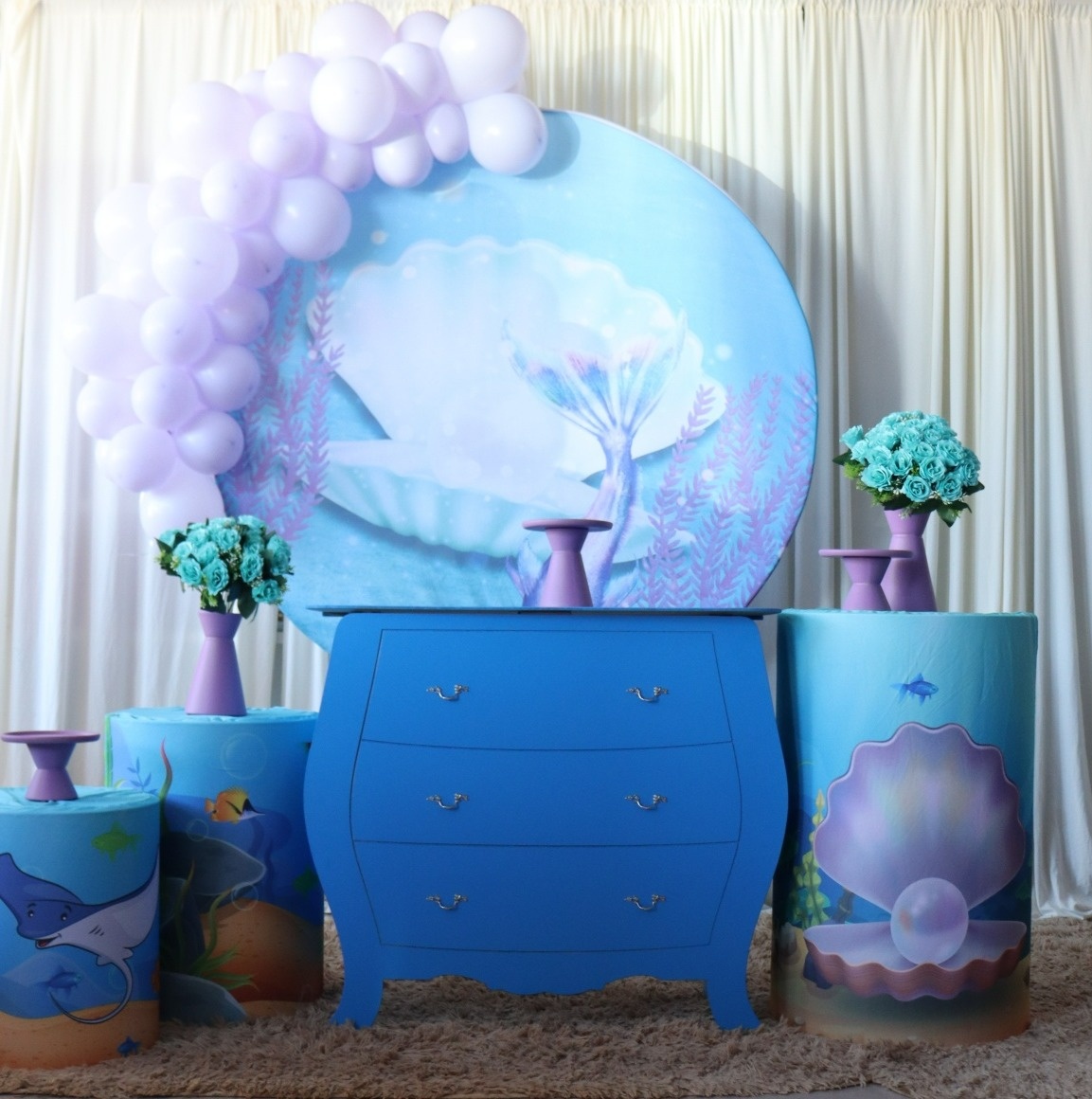 Tema Fundo Do Mar 02  - belas festa 