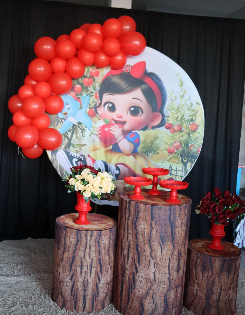 Tema Branca de Neve Baby  - belas festa 