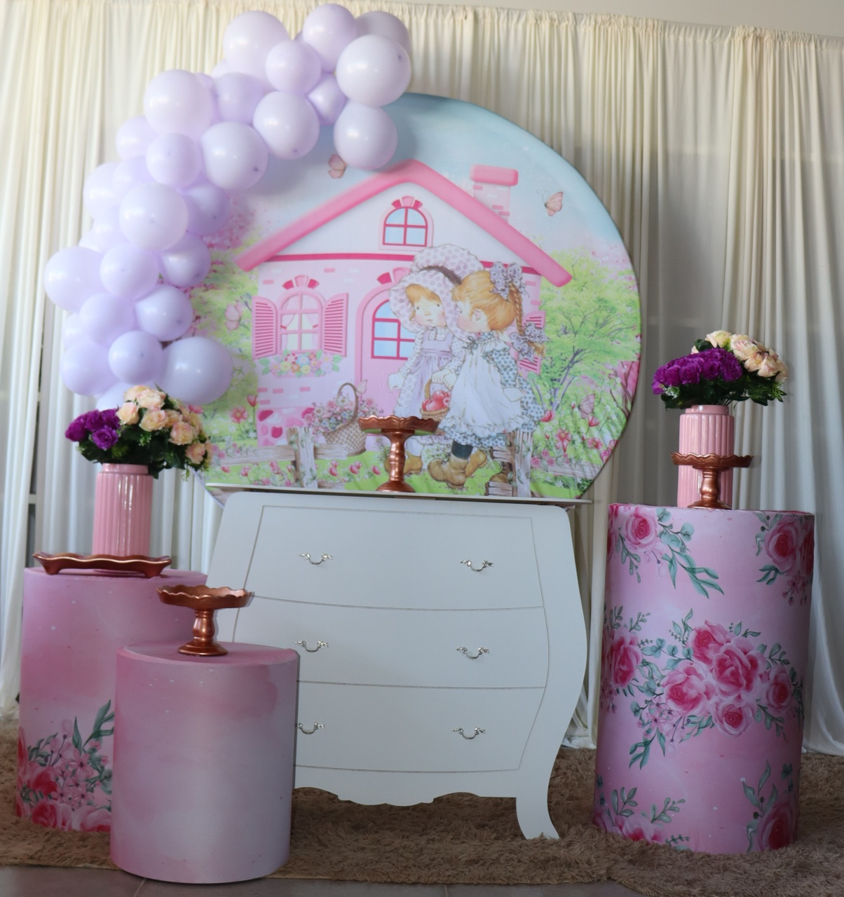 Tema Bonecas  - belas festa 