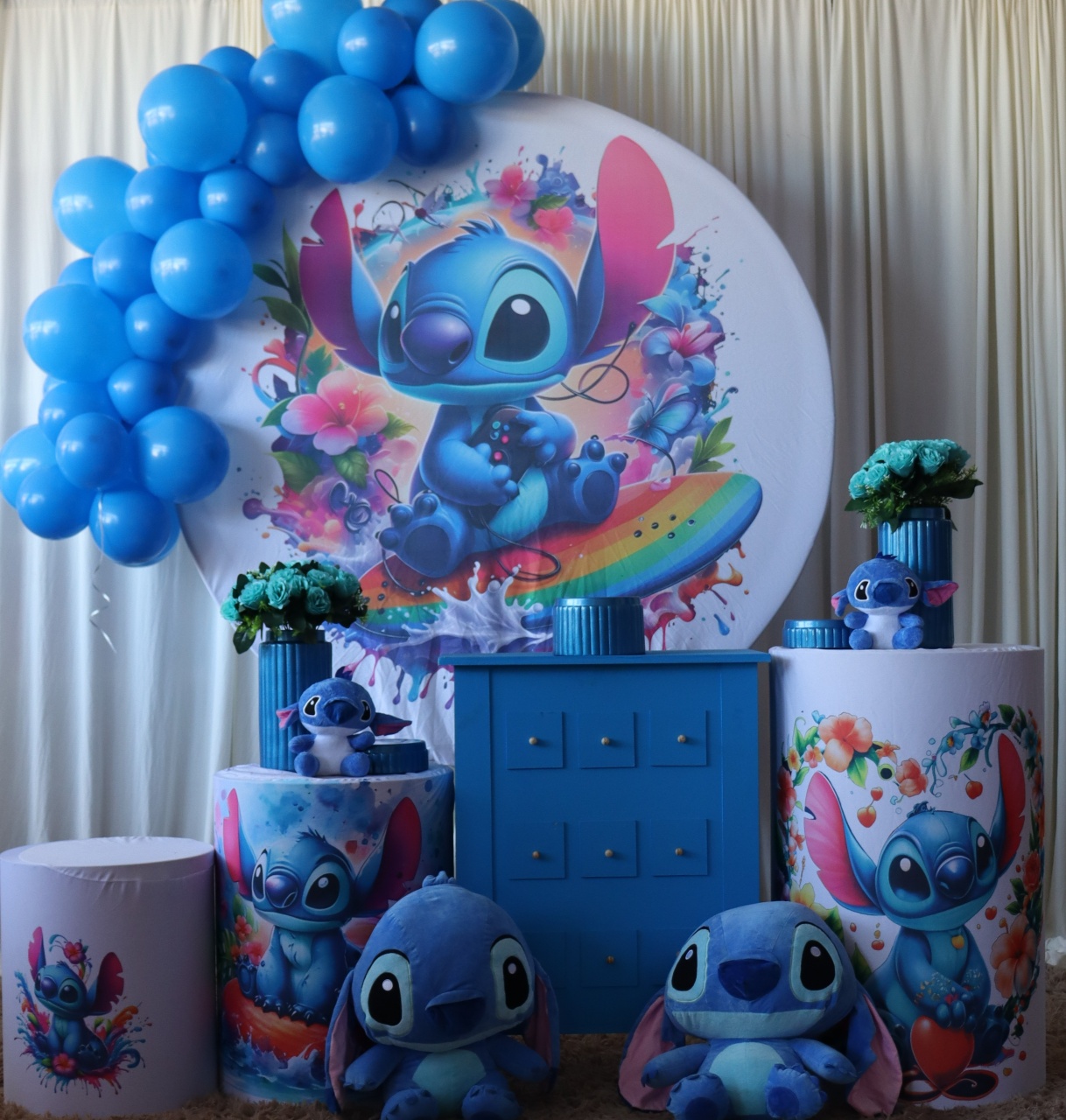 Tema  Stitch 01 - belas festa 