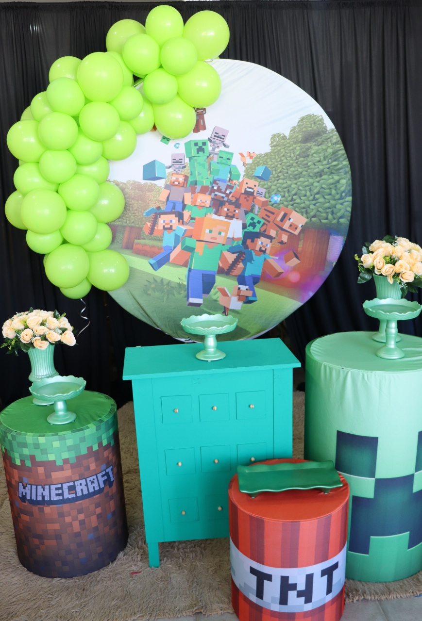 Tema Minecraft - belas festa 