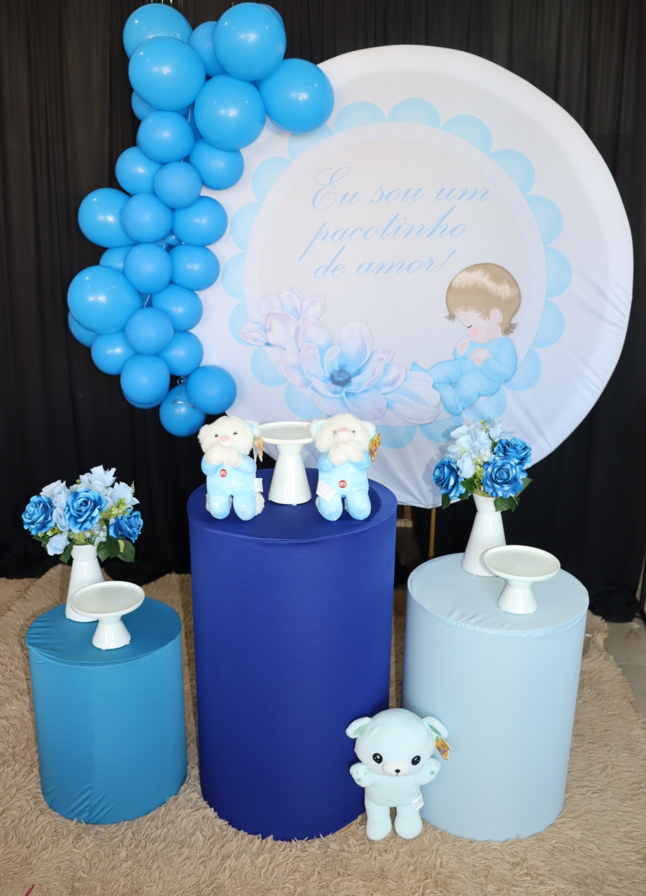 Tema Chá de Bebe Menino  - belas festa 