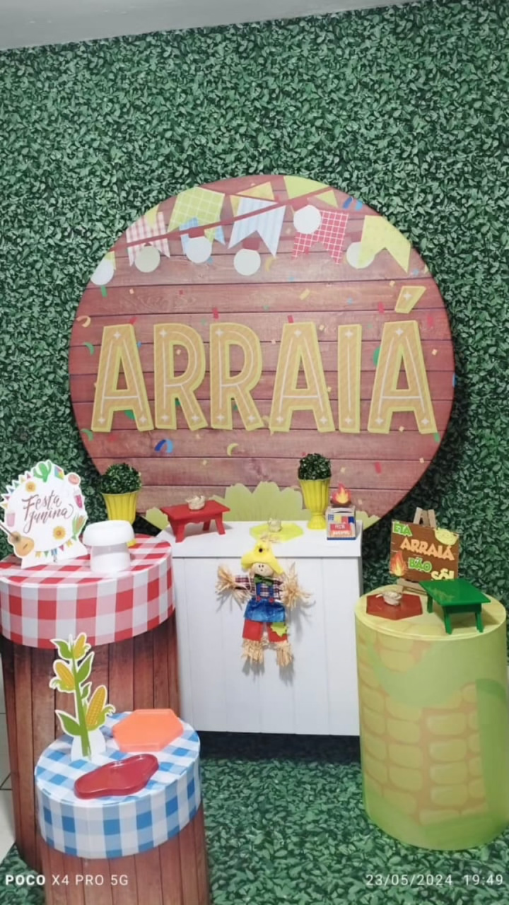 Arraia Festa Junina - Sahdecoracoes peguemonte