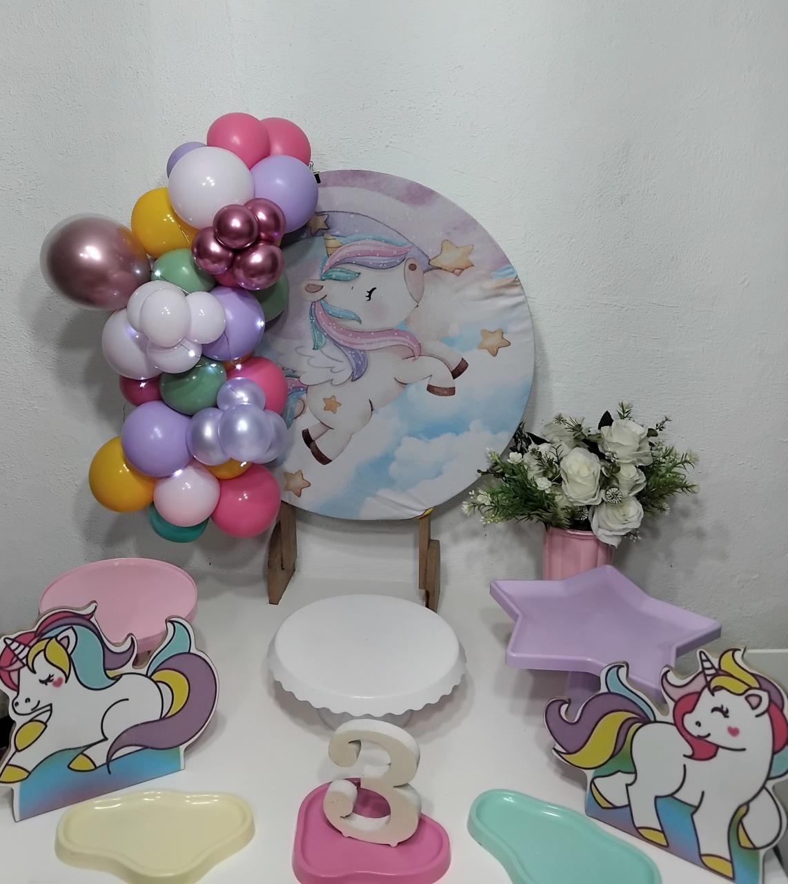 Mini Kit Unicornio - Sahdecoracoes peguemonte