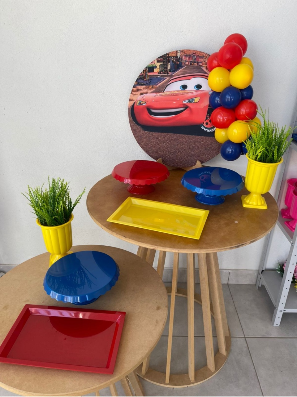 Kit Mesa Carros Sem Mesa - labeladecor