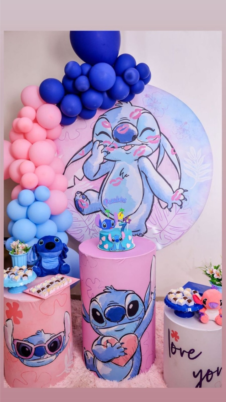 Kit P Stich Estampa 1 Sem Balao - labeladecor