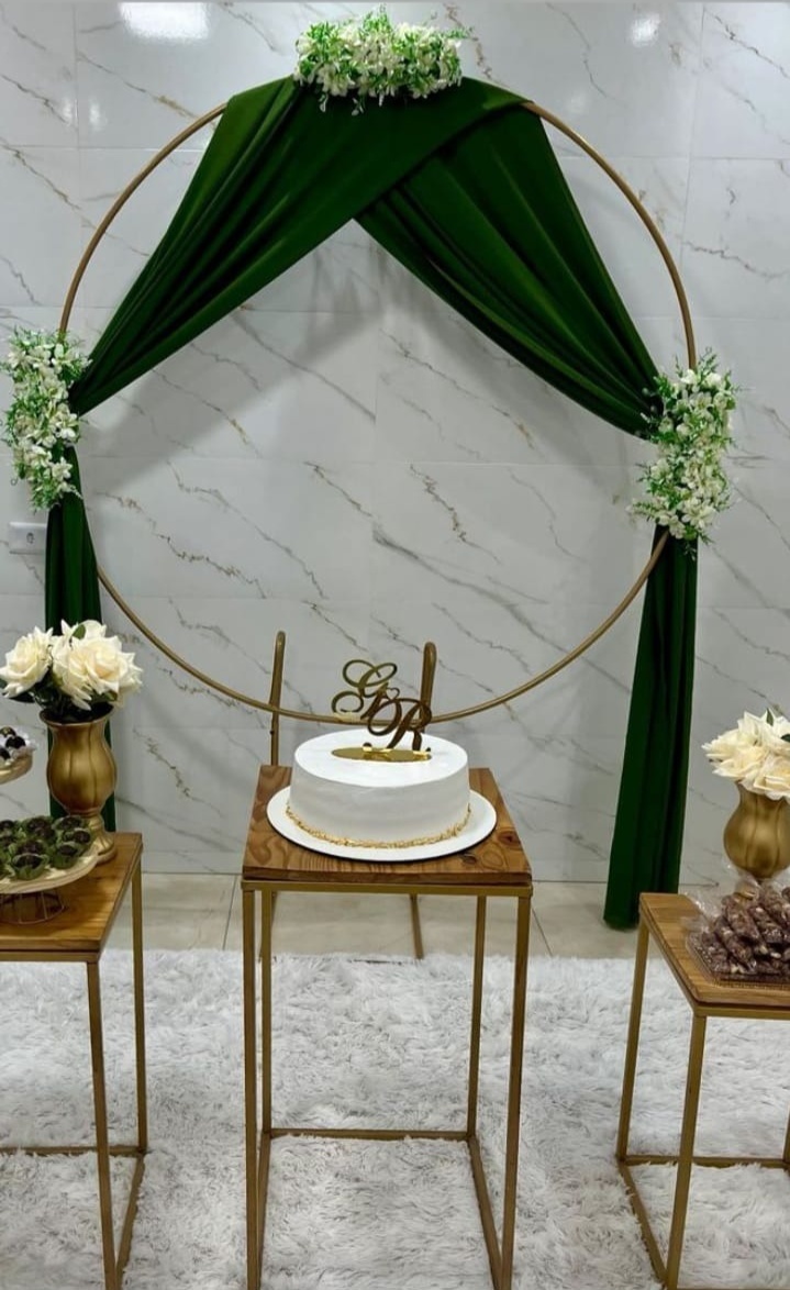 Kit P Casamento Tecido Verde - labeladecor