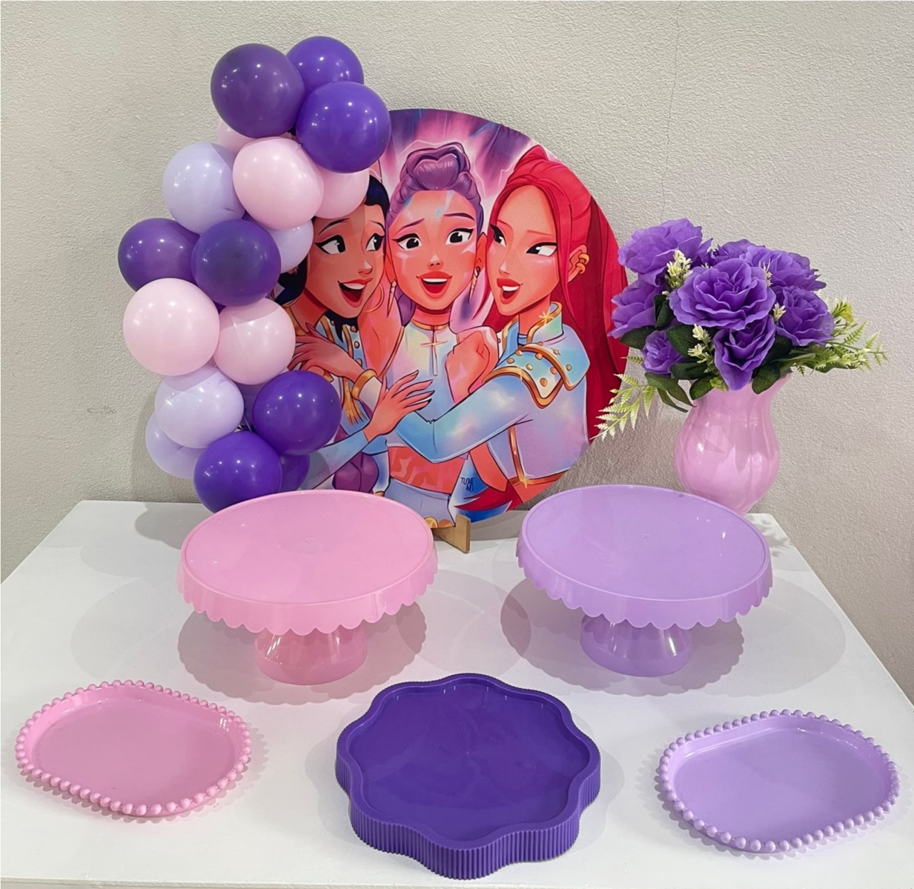 Kit Mesa Guerreiras Do Pop Sem Mesa - labeladecor