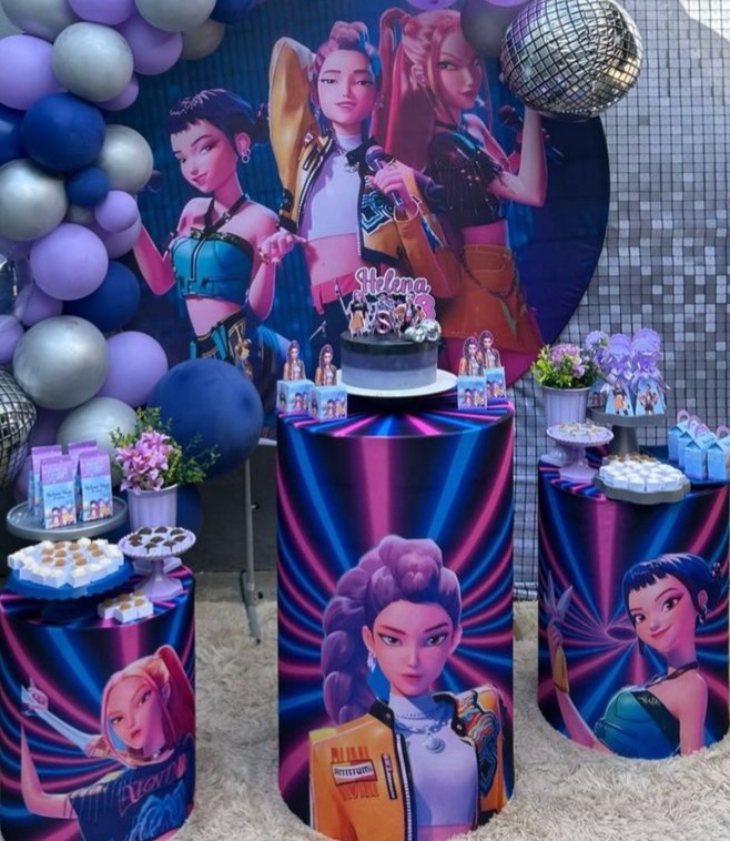 Kit P Guerreira Do K-Pop Sem Balão - labeladecor