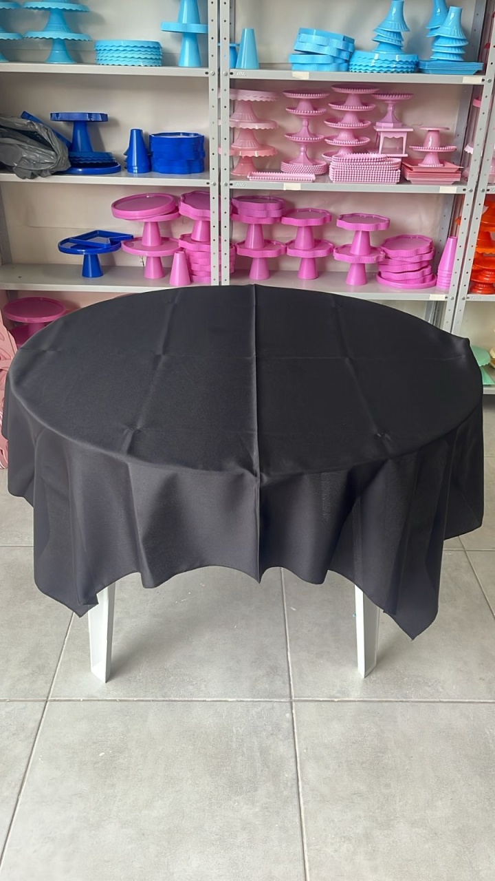 Forro de Mesa Preto  - labeladecor