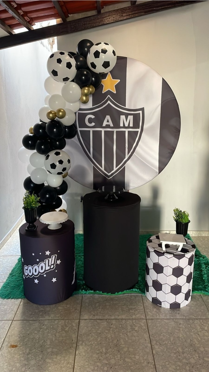 Kit P Atlético Mineiro Com Balão - labeladecor