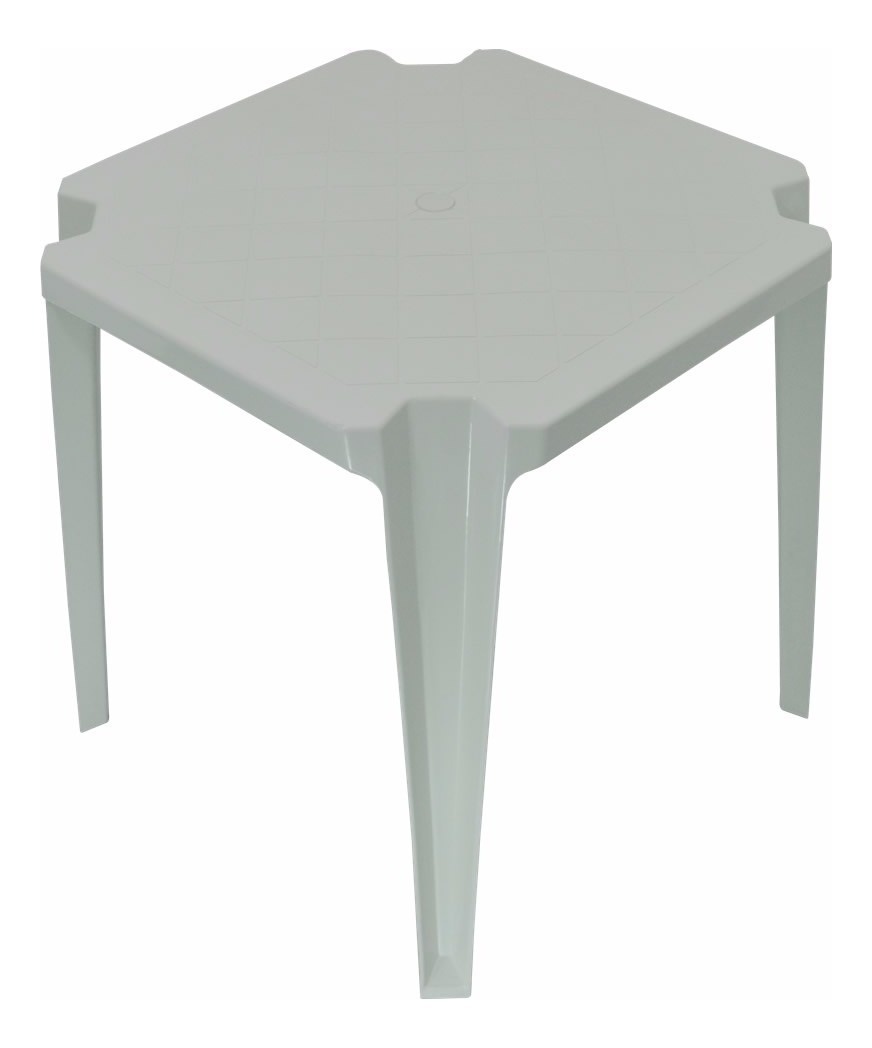 Mesa Branca de Plástico Avulsas - labeladecor