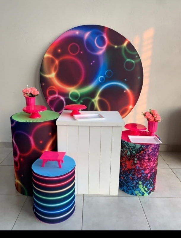 Kit M Neon Com Balão - labeladecor