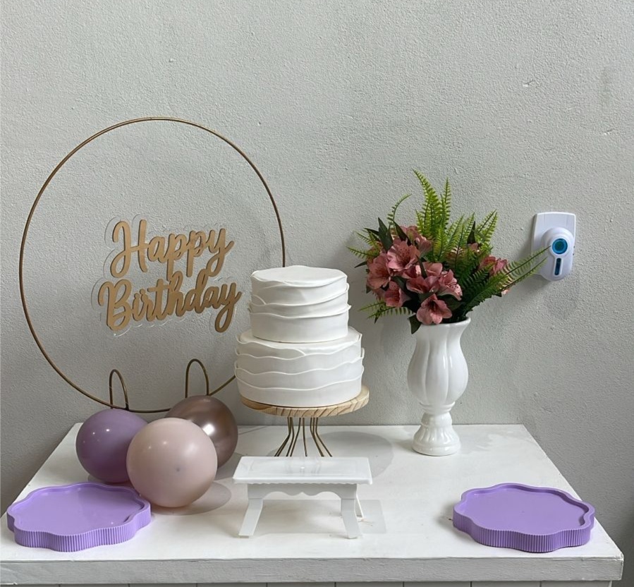 Kit Mesa Happy Lilas - labeladecor