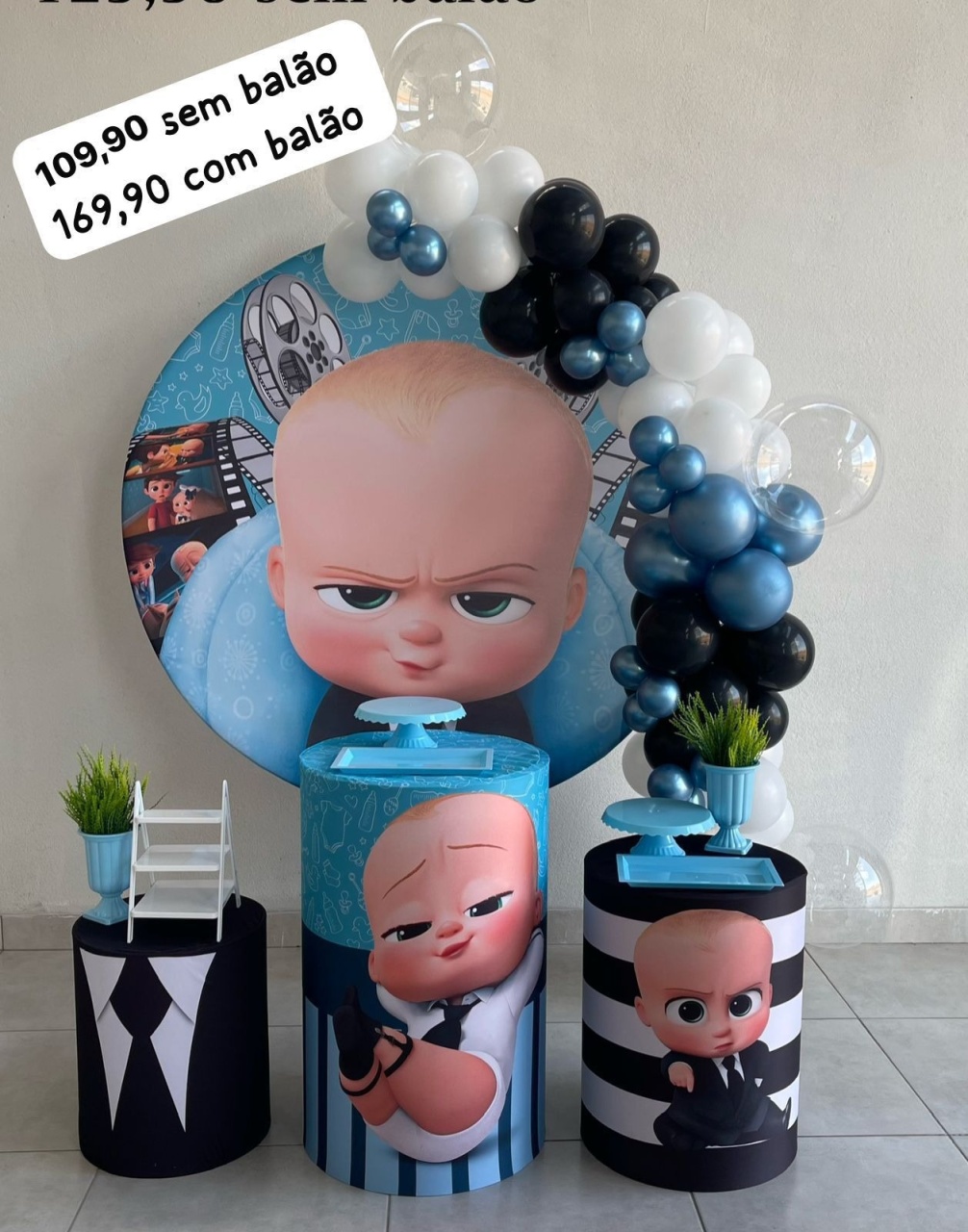 Kit P Poderoso Chefinho Com Balão - labeladecor