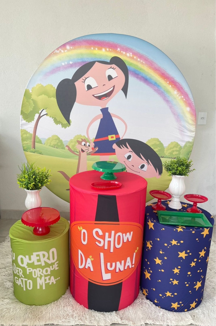 Kit P Show da Luna Com Sem Balão Sem Tapete  - labeladecor