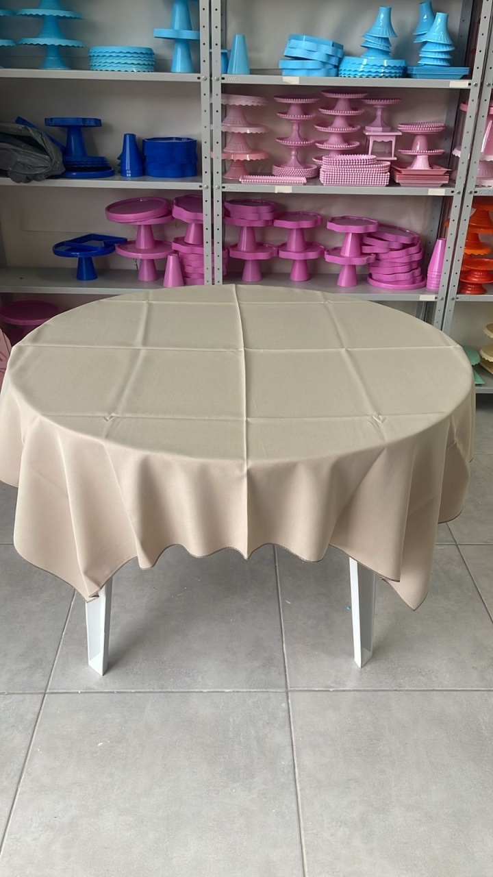 Forro de Mesa Bege  - labeladecor