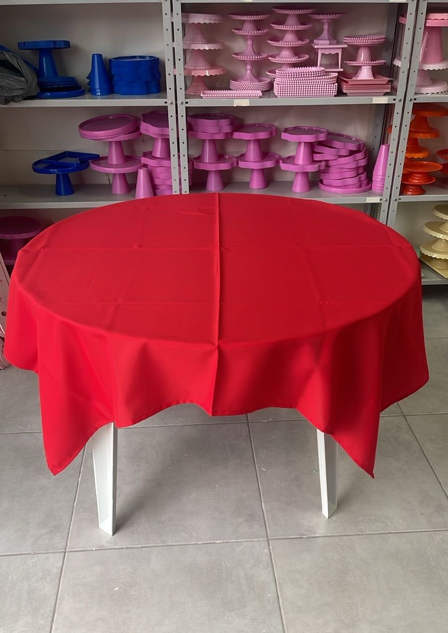 Forro de Mesa Vermelho  - labeladecor