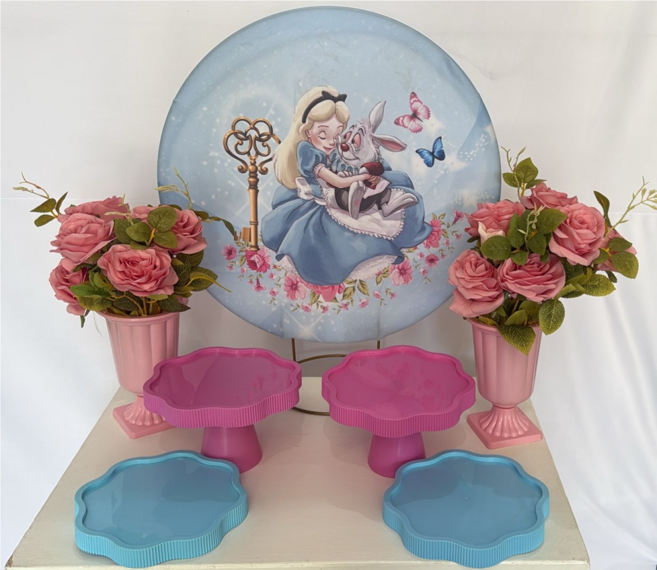 Kit Mesa - Alice No Pais das Maravilhas Sem Mesa - labeladecor