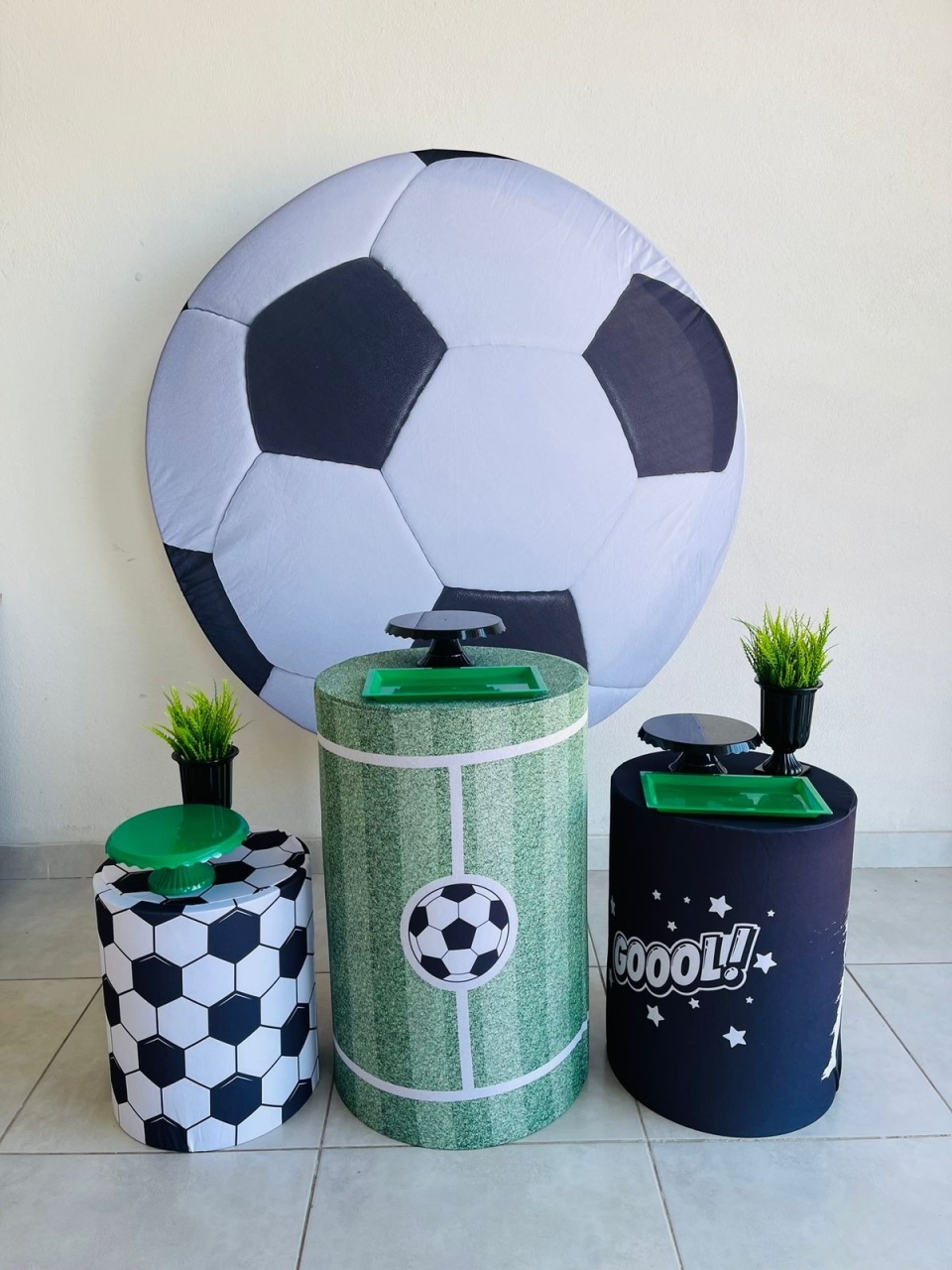 Kit P Futebol Com Balão - labeladecor