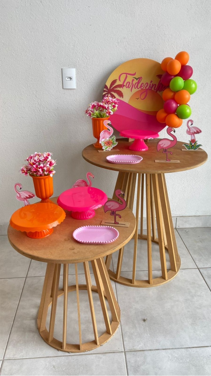 Kit Mesa Tardezinha Com A Mesa  - labeladecor