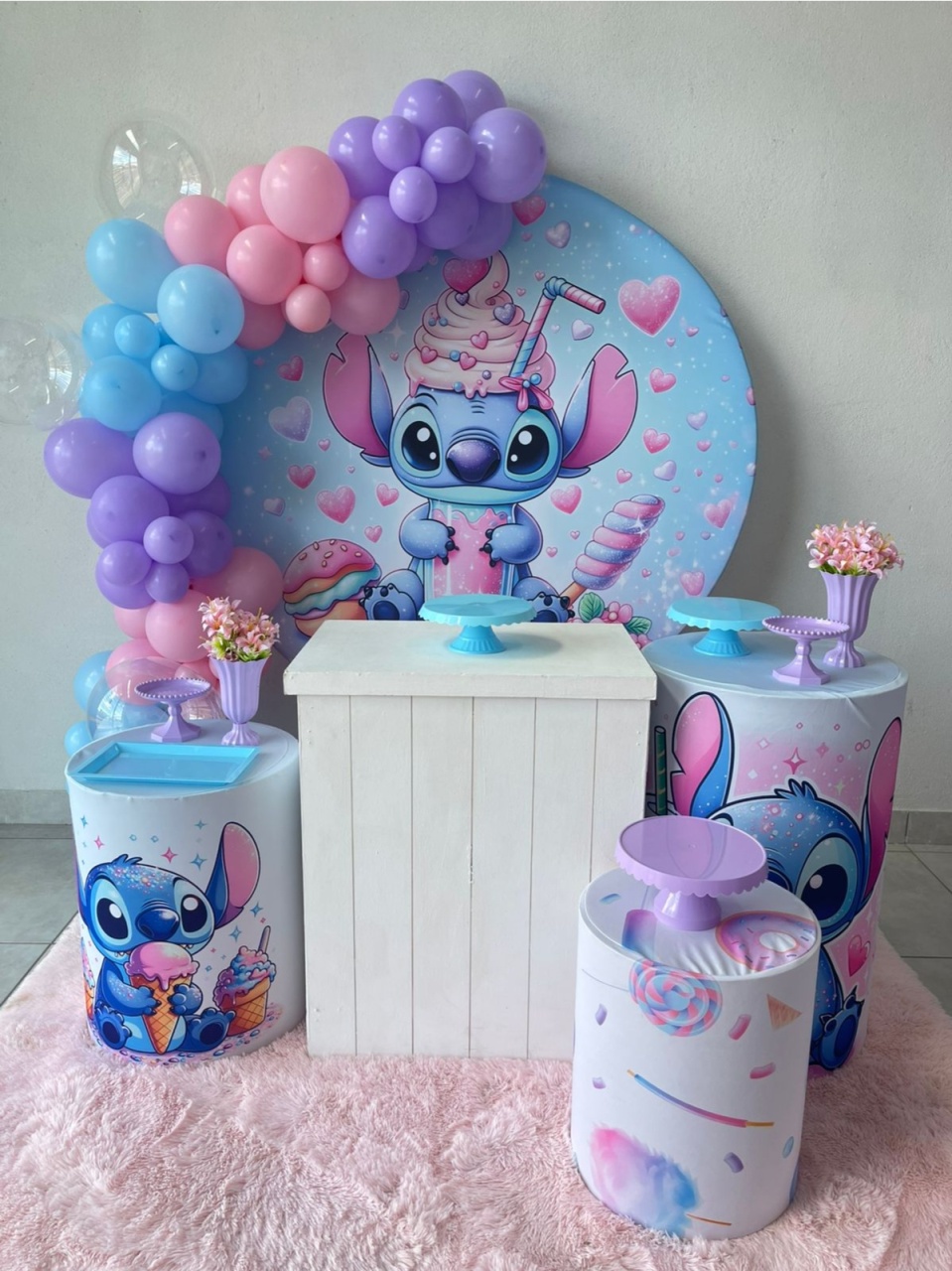 Kit M Stitch Sem Balão - labeladecor