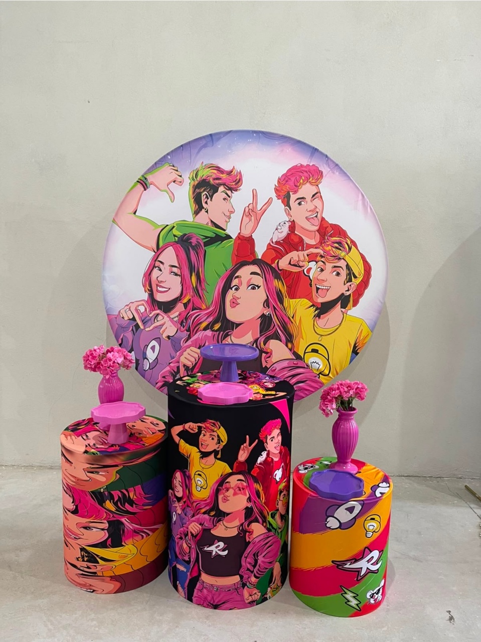 Kit P Grupo dos Rosas - labeladecor