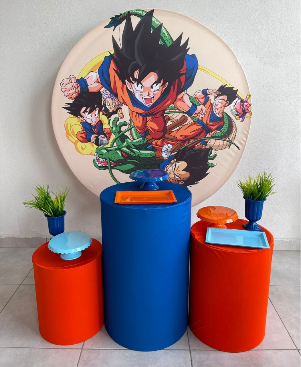 Kit P Dragon Ball Com Balão - labeladecor