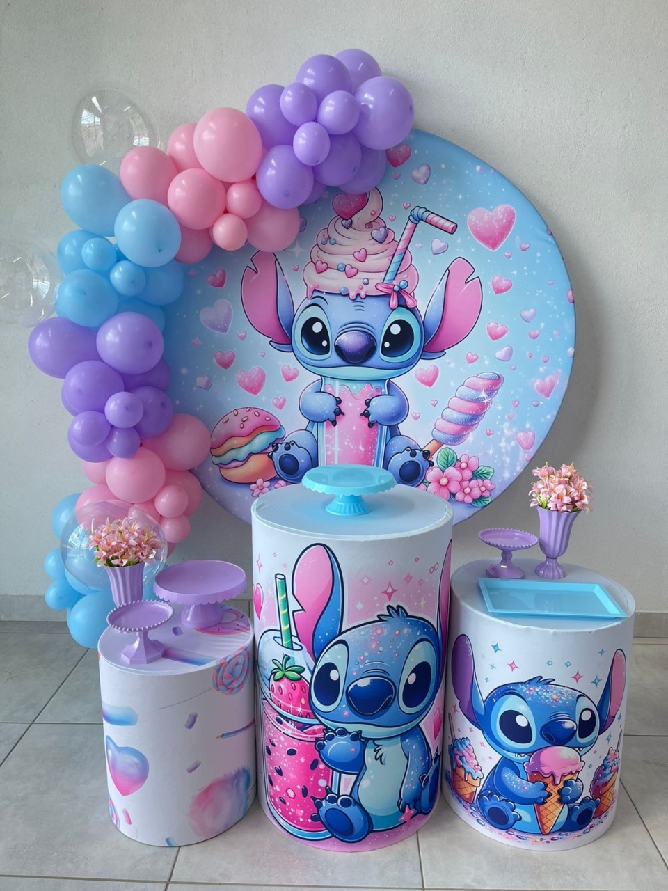 Kit P Stich 2 Com Balão - labeladecor