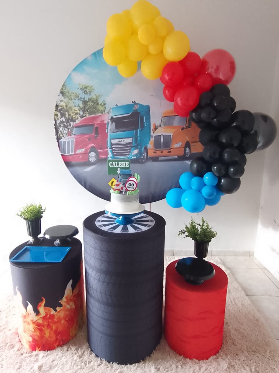 Kit P Caminhão  Sem Balão E Sem Tapete  - labeladecor