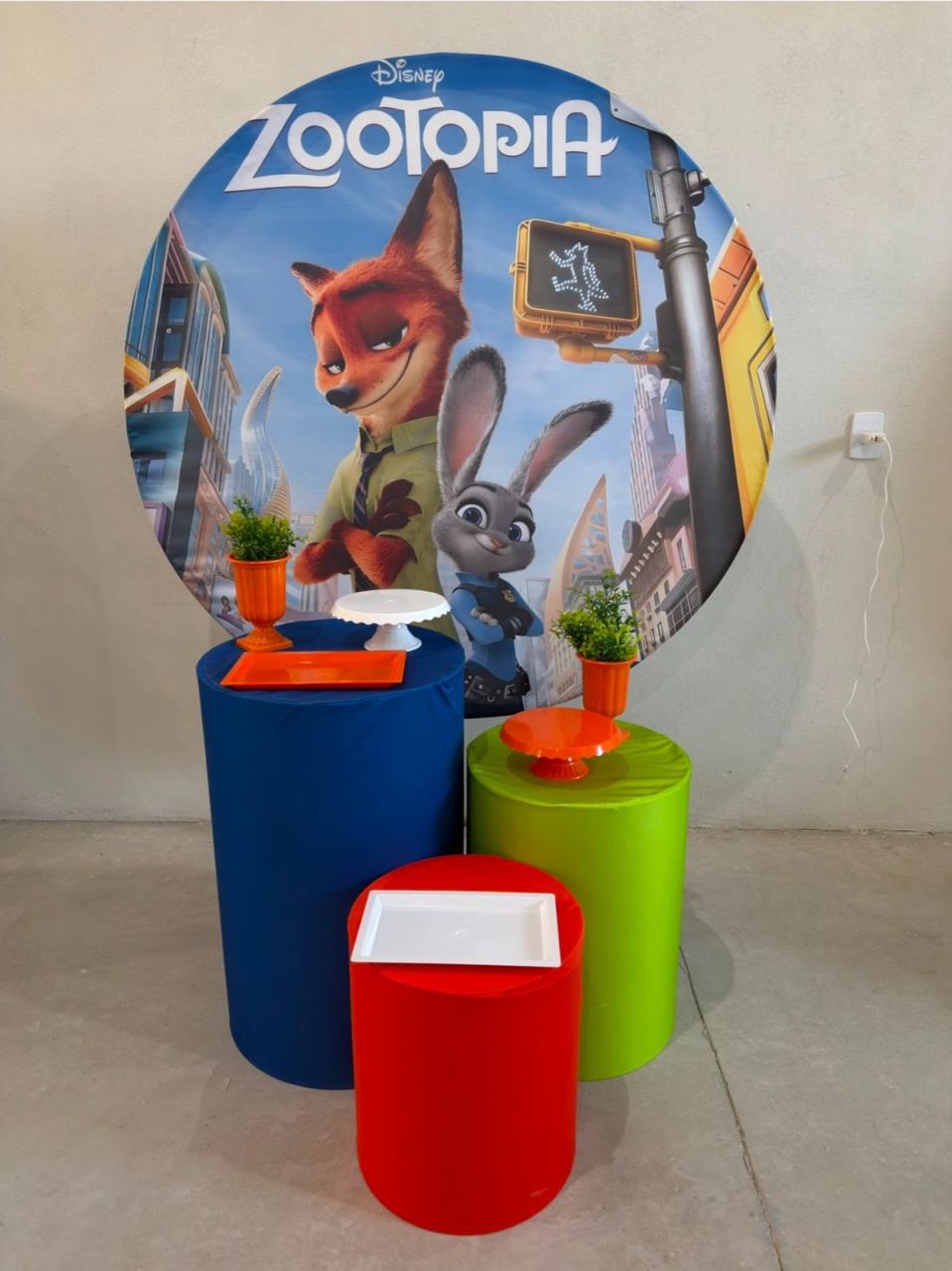 Kit P Com Balão - Zootopia - labeladecor