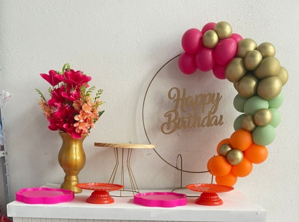 Kit Mesa Happy Birthday Sem Mesa - labeladecor