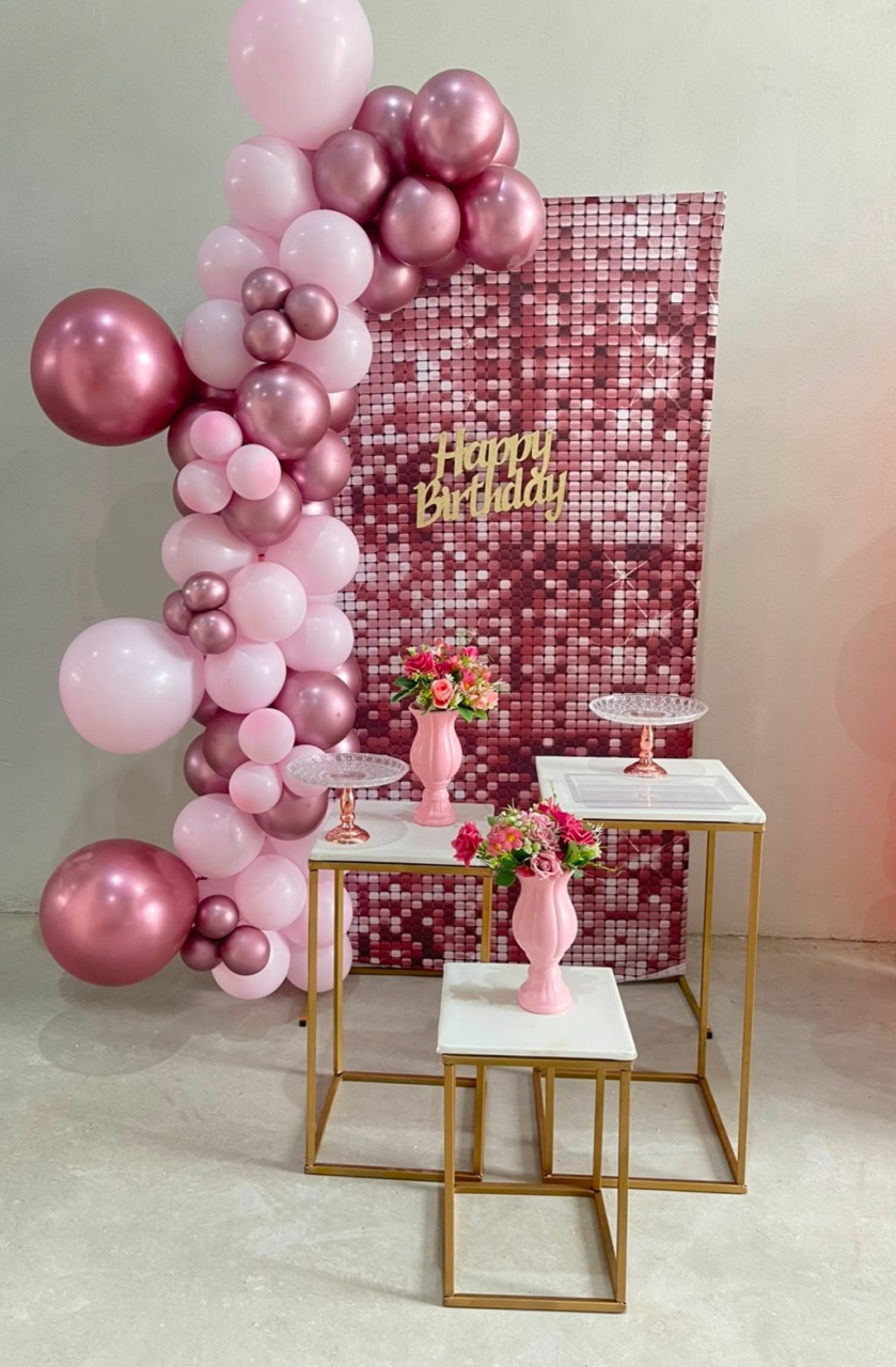 Kit Painel Quadrado Brilhante - labeladecor