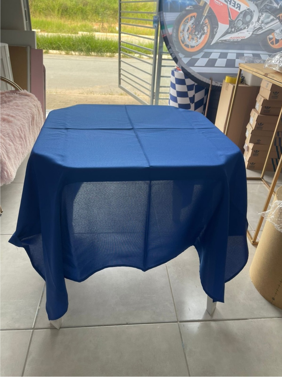 Forro de Mesa Azul Royal  - labeladecor