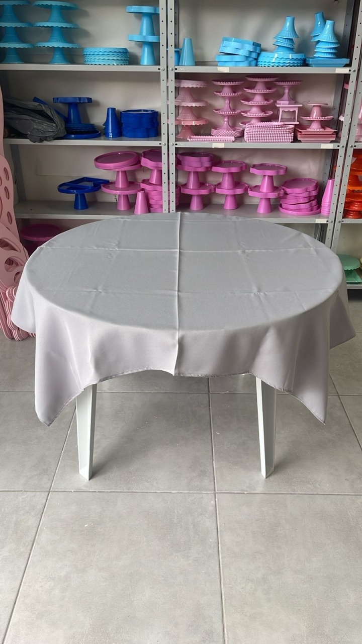 Forro de Mesa Cinza  - labeladecor