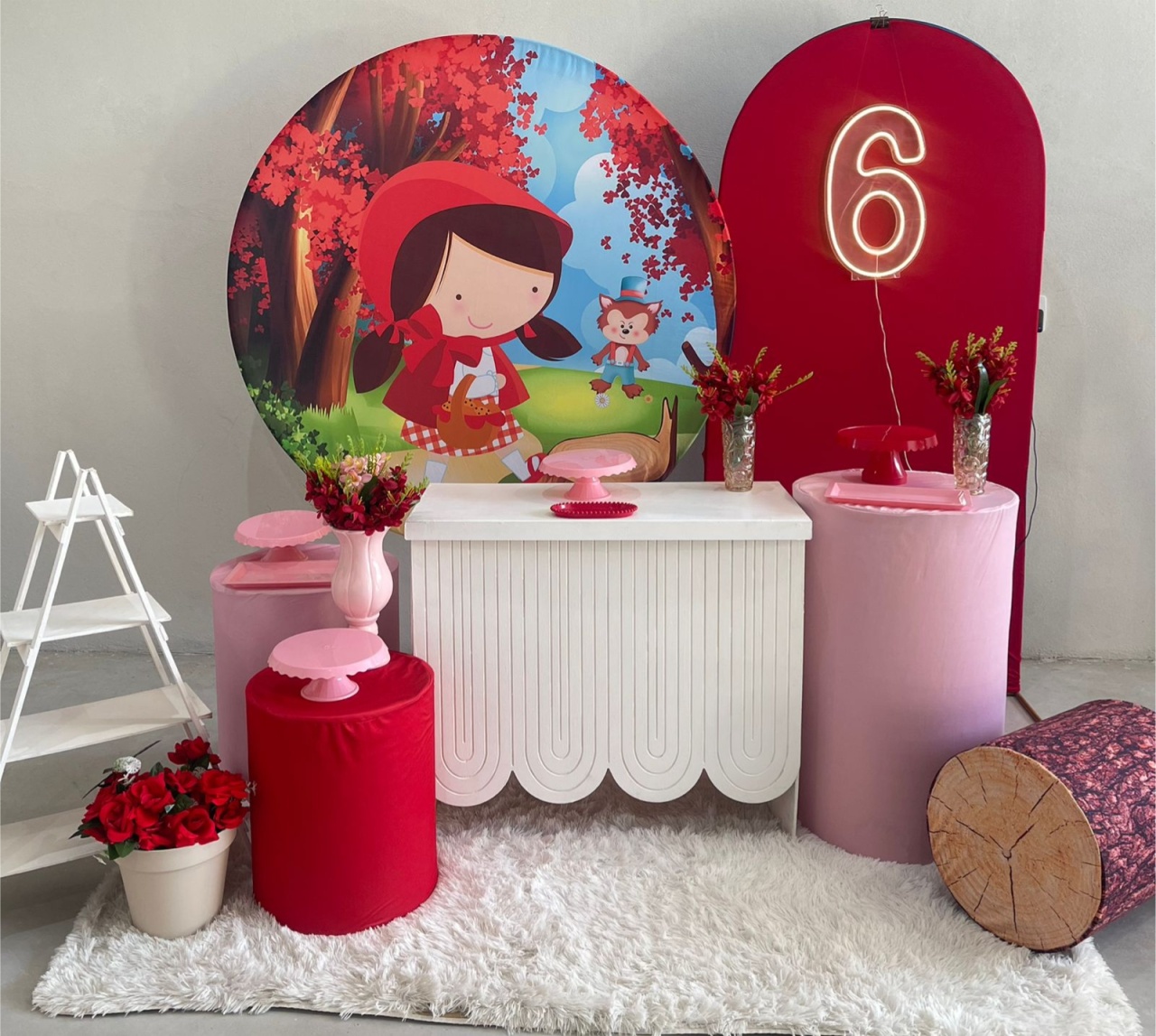 Kit Gg Chápelzinho Vermelho Com Balão - labeladecor