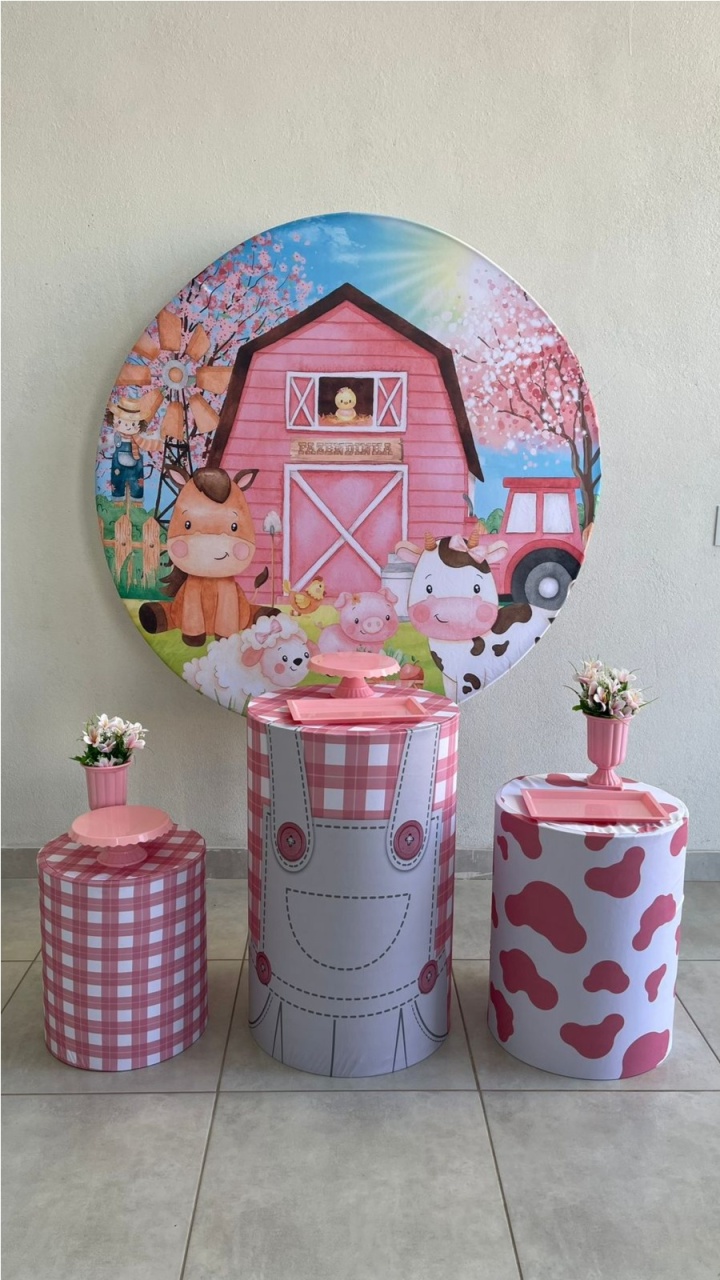 Kit P Fazendinha Menina - labeladecor