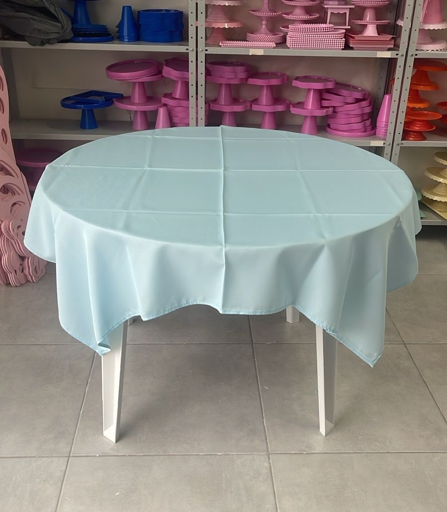 Forro de Mesa Azul Claro - labeladecor