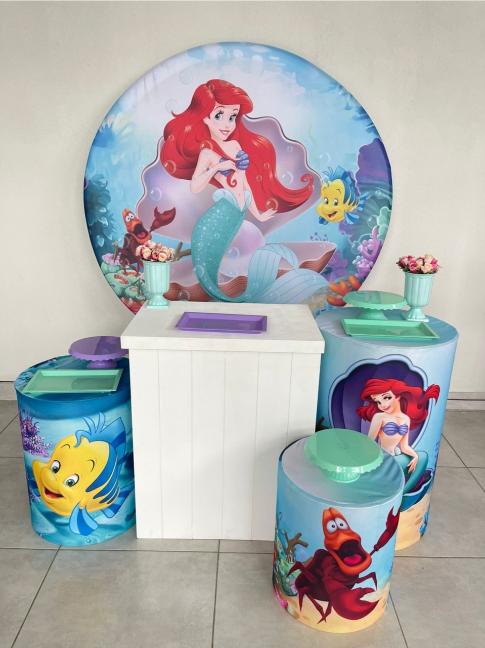 Kit M Pequena Sereia - labeladecor