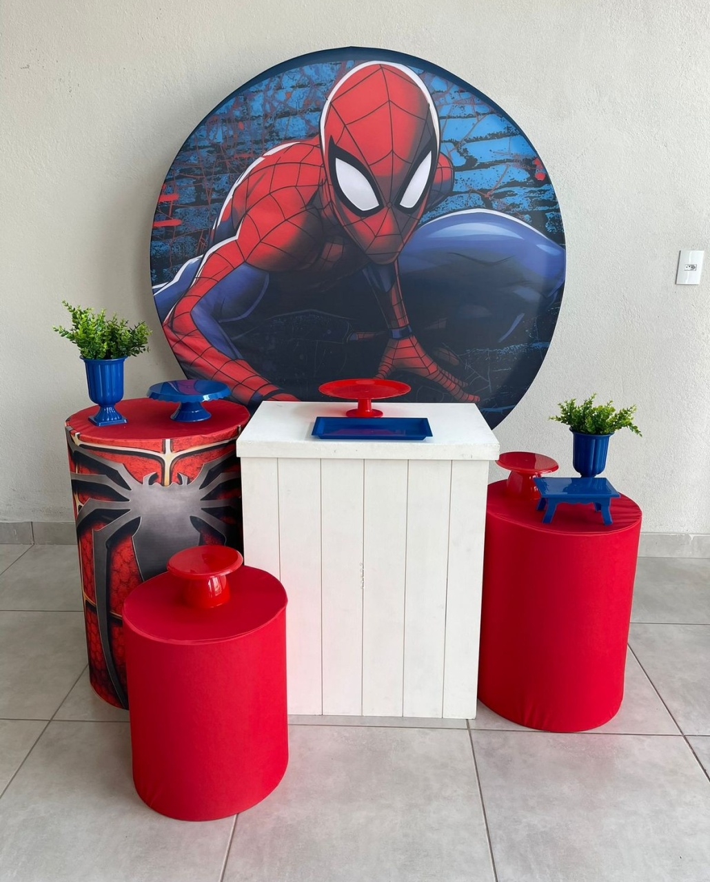 Kit M Homem Aranha Com Balão - labeladecor