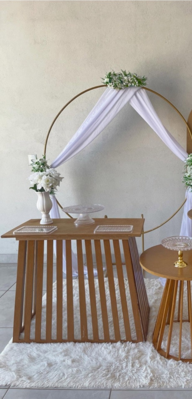 Kit P Casamento Tecido Branco 01 - labeladecor