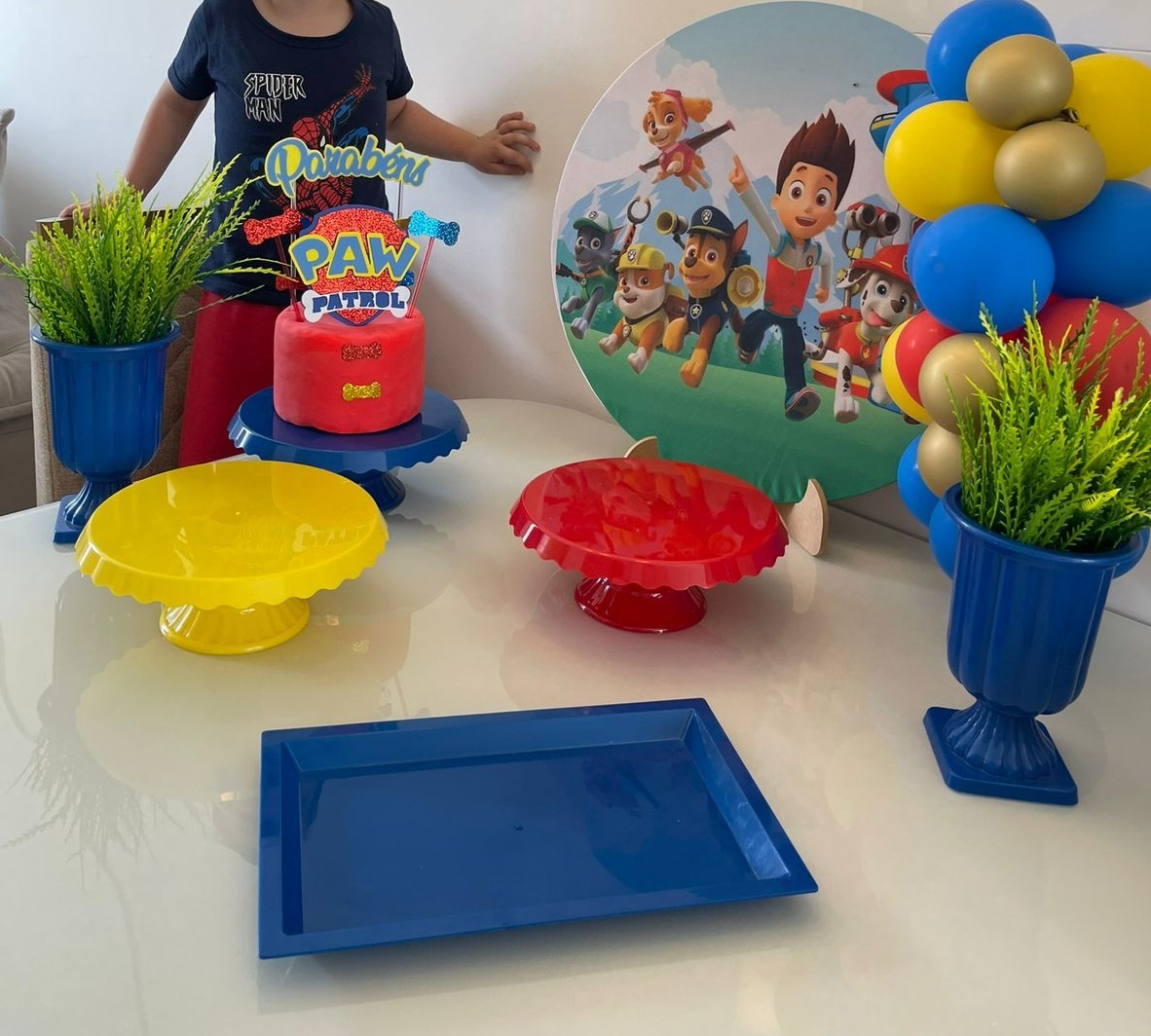 Kit Mesa Patrulha Canina Sem Mesa - labeladecor