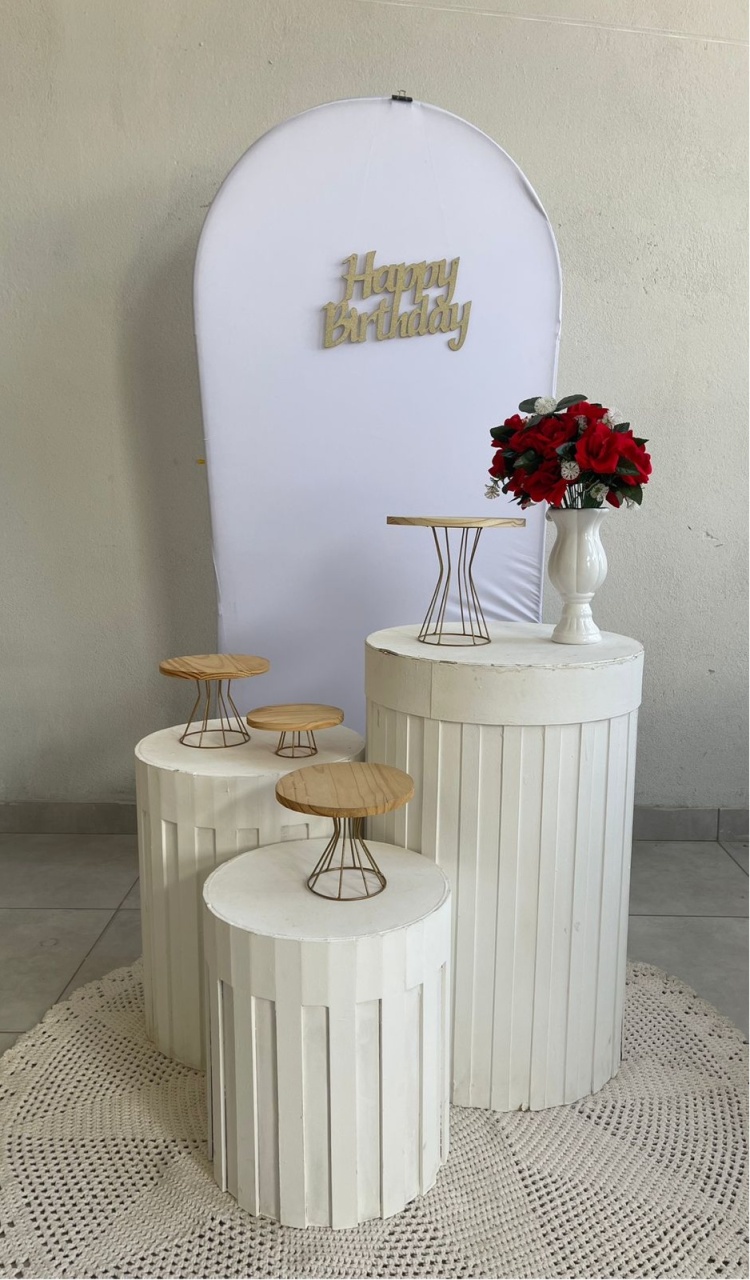 Kit P Romano Brando + Display Happy Com Balão  - labeladecor
