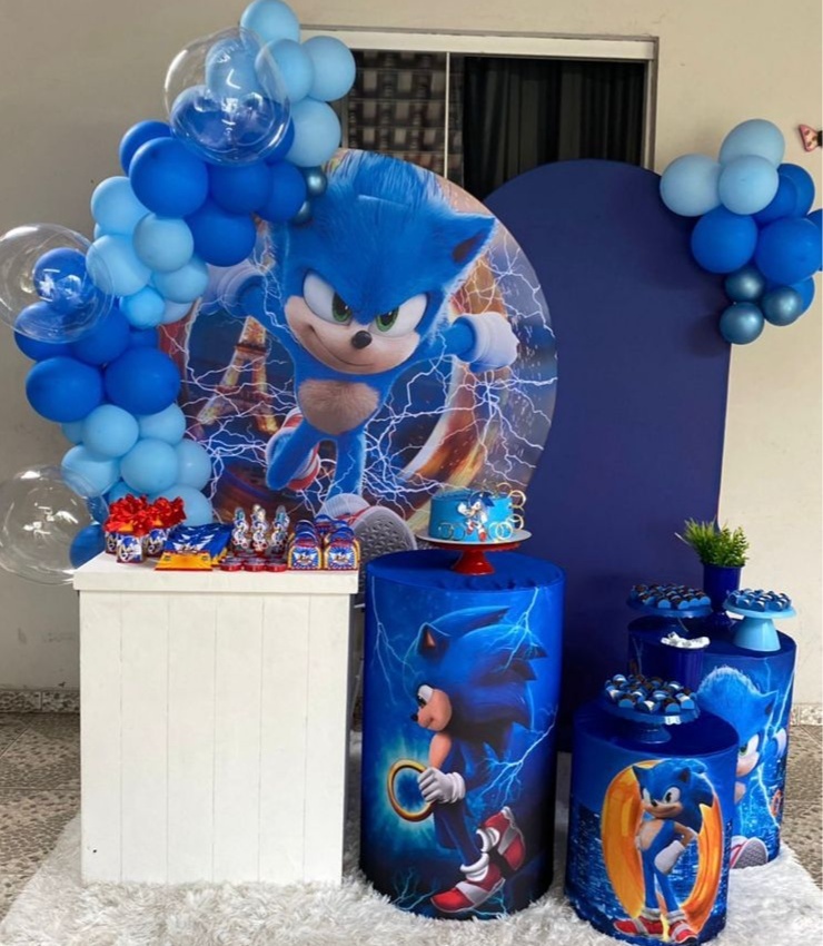 Kit G Sonic Com Balão - labeladecor