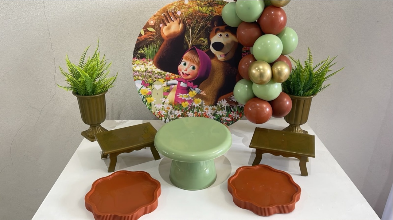 Kit Mesa Marsha E O Urso Sem Mesa - labeladecor
