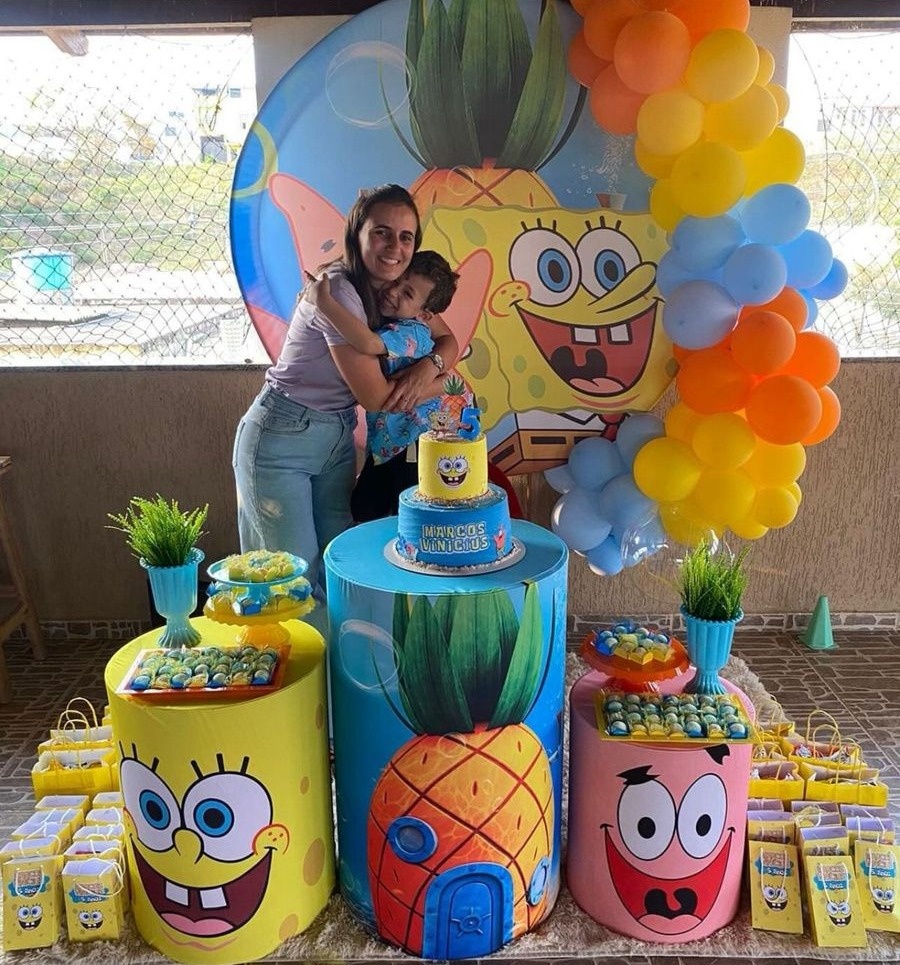 Kit P Bob Esponja + Tapete  - labeladecor