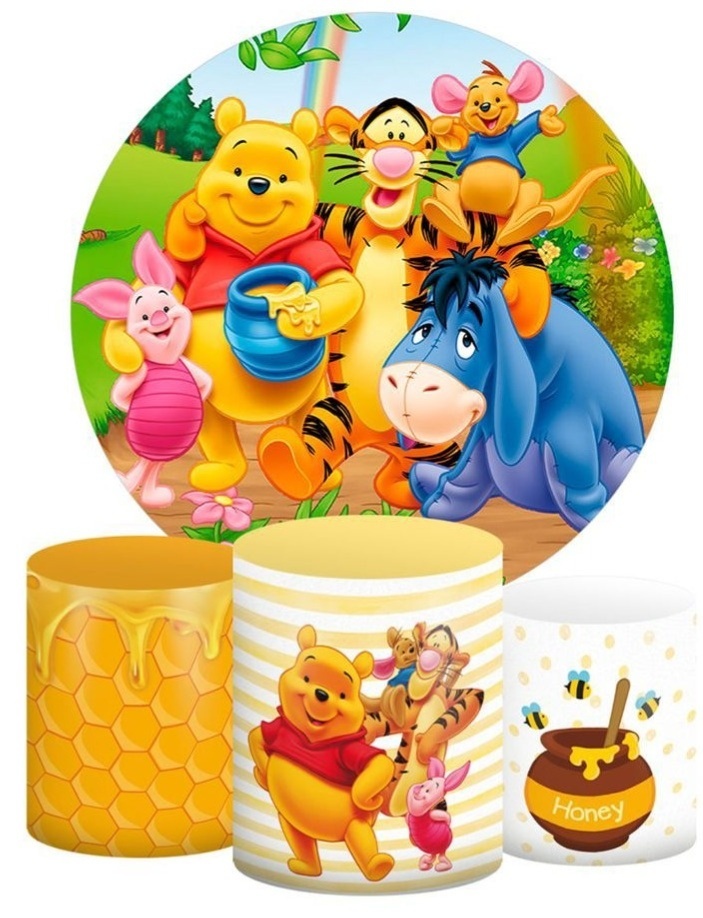 Kit P Ursinho Pooh Sem Balao - labeladecor